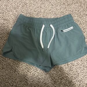 Vuori Women's Green Athletic Shorts